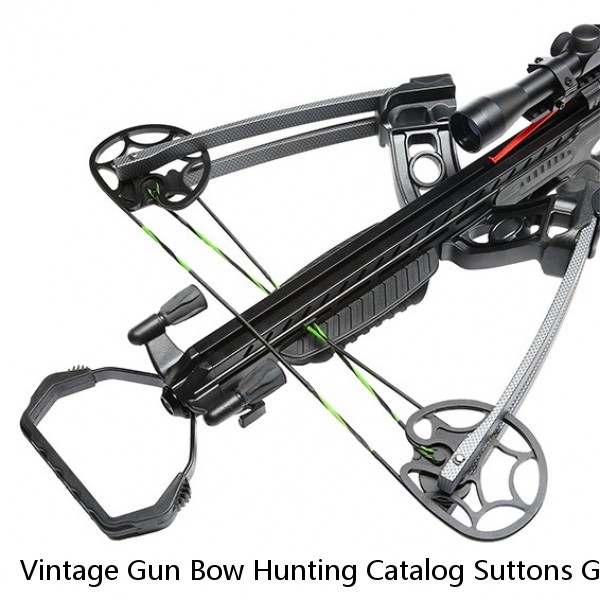 Vintage Gun Bow Hunting Catalog Suttons Guns Archery Paris Illinois 