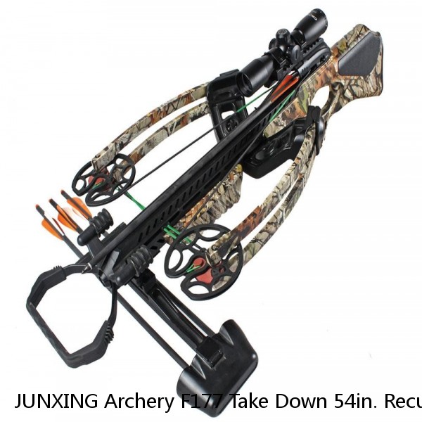 JUNXING Archery F177 Take Down 54in. Recurve Bow 50lbs Hunting Target Sport