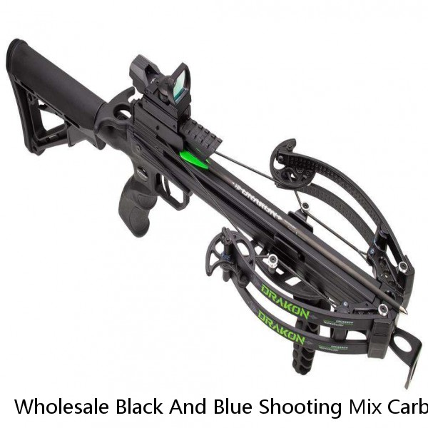 Wholesale Black And Blue Shooting Mix Carbon Hunting Arrows Archery Crossbow